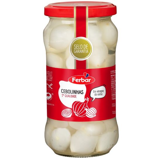 Imagem de CEBOLINHAS FERBAR EM CONSERVA 345/180G