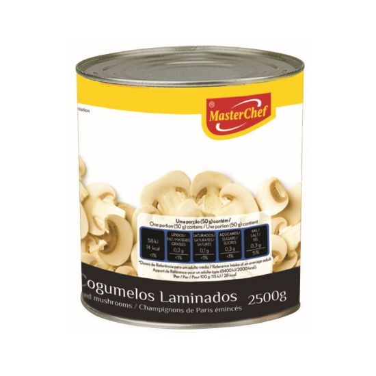 Imagem de COGUMELOS LAMINADOS MAST.CHEF 2,5 KG