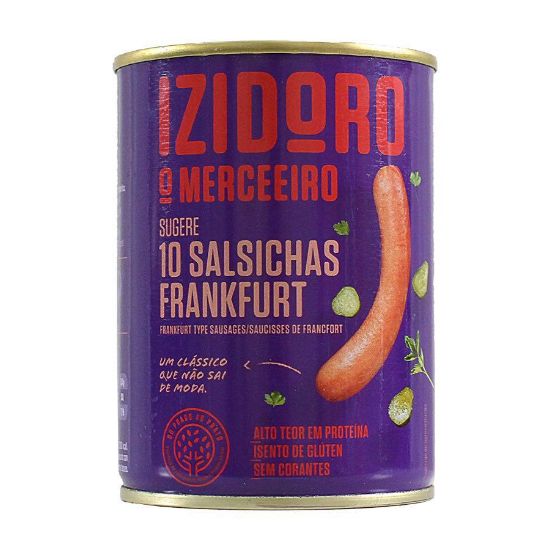 Imagem de SALSICHA IZIDORO FRANKFURT LATA 10UN