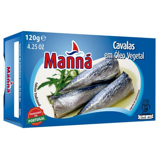 Imagem de CAVALINHAS INTEIRAS MANNA EM OLEO 120G