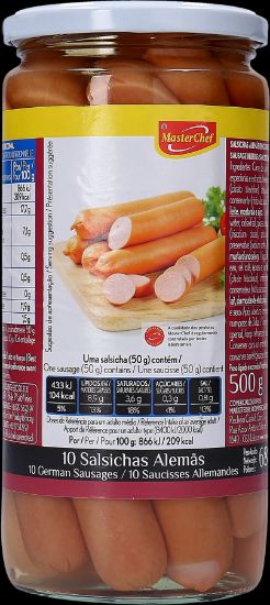 Imagem de SALSICHAS ALEMAS MASTERCHEF 10UN 680G