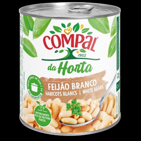 Imagem de FEIJÃO COMPAL BRANCO 845/468G