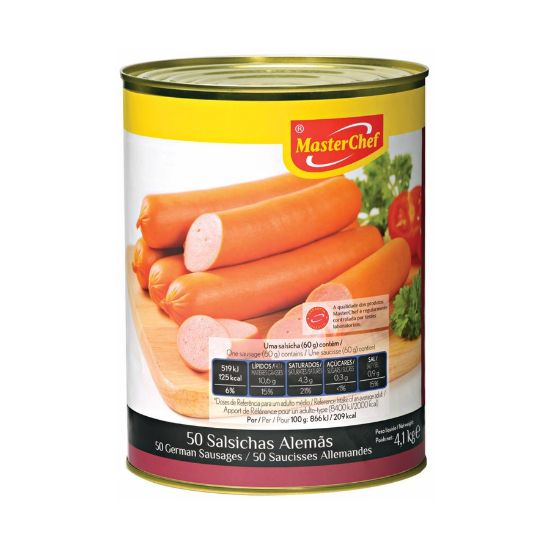 Imagem de SALSICHA MCHEF ALEMA 3KG 50UNID