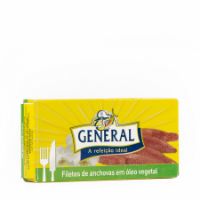 Imagem de FILETE ANCHOVA EM ÓLEO GENERAL 40/24G