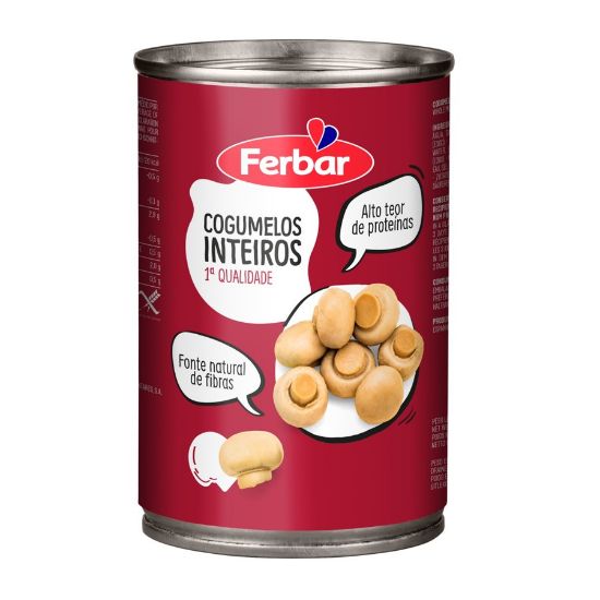 Imagem de COGUMELOS INTEIROS FERBAR 290GR