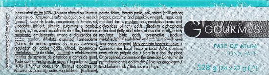 Imagem de PATE GOURMES ATUM 24X22GR