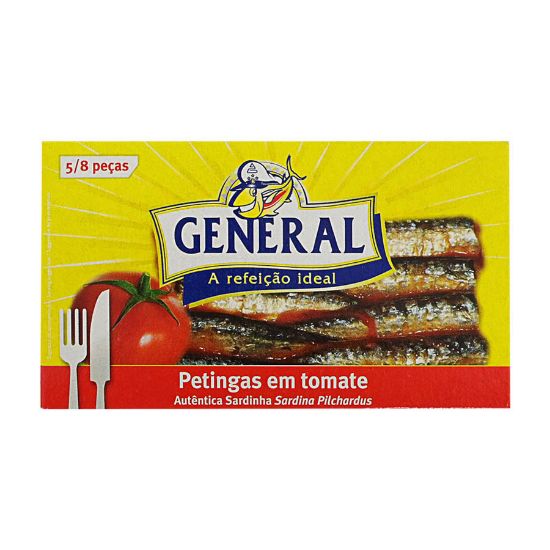 Imagem de PETINGAS EM TOMATE GENERAL 90/63G