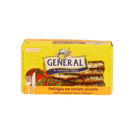 Imagem de PETINGAS EM TOMATE PICANTE GENERAL90/63G