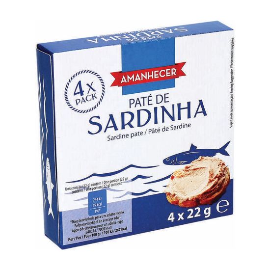 Imagem de PATE SARDINHA AMANH 4X22GR