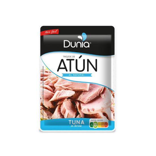 Imagem de ATUM CLARO NATURAL DUNIAFOOD BOLSA 65GR