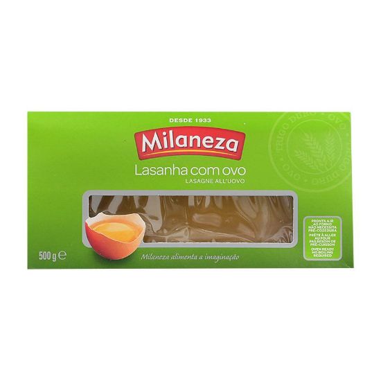 Imagem de MASSA MILANEZA LASANHA COM OVO 0,5KG