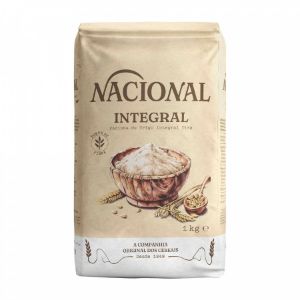 Imagem de FARINHA NACIONAL INTEGRAL S/FERMENTO 1KG