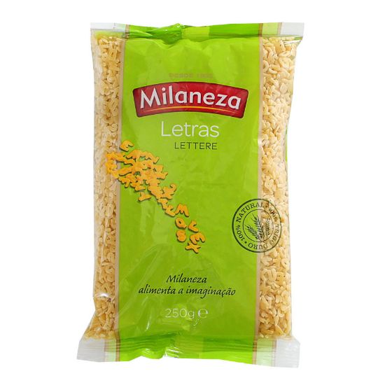 Imagem de MASSA MILANEZA LETRAS 0,25KG