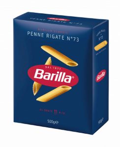 Imagem de MASSA BARILLA PENNE RIGATE 0,5KG