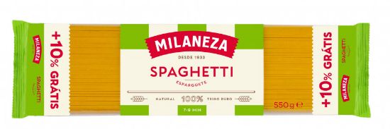 Imagem de MASSA MILANEZA ESPARGUETE 0,5KG+10%G