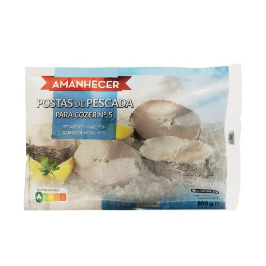 Imagem de Pescada Nº 5 Amanhecer Postas de Cozer Cong 800 G