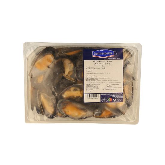 Imagem de Mexilhão Meia Concha 60/80 Cong 800 G