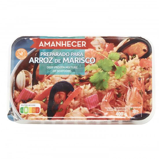 Imagem de Preparado para Arroz de Marisco Amanhecer Sem Glúten Congelado 400 G