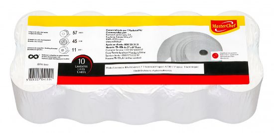 Imagem de ROLO TERM.MCHEF 57X45X11 BPA FREE 10UN