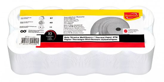 Imagem de ROLO TERM.MCHEF 57X40X11 BPA FREE 10UN