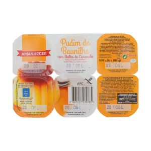 Imagem de PUDIM BAUNILHA C/CARAMELO AMANH 6X100G