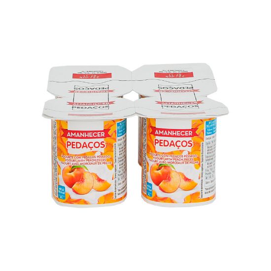 Imagem de Iogurte Sólido Pedaços Amanhecer Pêssego 125 G