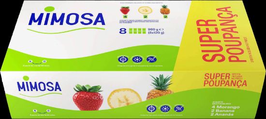 Imagem de IOG MIMOSA 4MORAN/2ANANÁS/2BANANA 8X120G