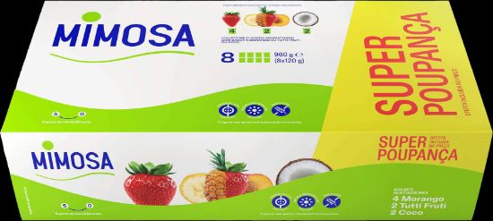 Imagem de IOG MIMOSA 4MORANG/2COCO/2TUTTI F 8X120G