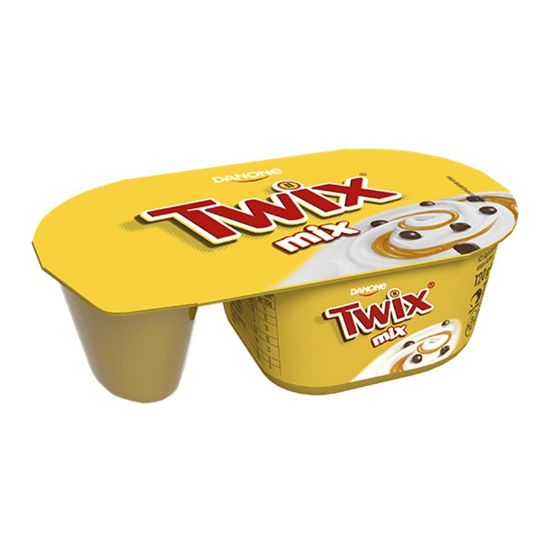 Imagem de Iogurte Sólido Bicompartimentado Danone Twix 120 G