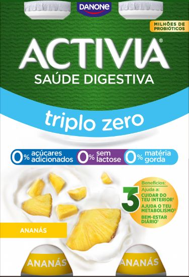 Imagem de IOGURTE LÍQUIDO 000% ACTIVIA ANANÁS 155G