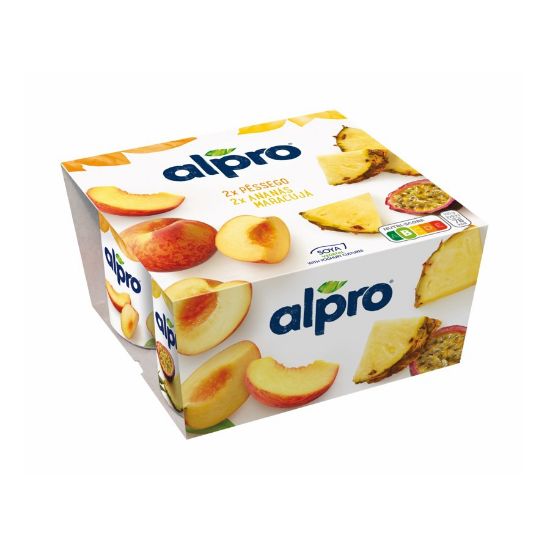 Imagem de VEGEGURTE SOJA ALPRO PÊS/FR EXÓT 4X125G
