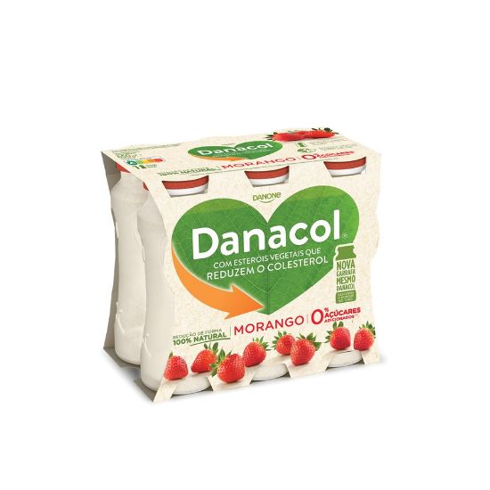 Imagem de Iogurte Líquido Danacol Morango 6 X 100 G
