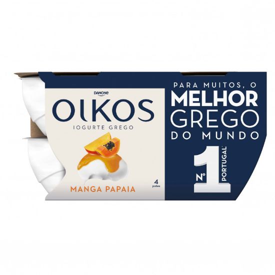 Imagem de IOGURTE GREGO OIKOS MANGA/PAPAIA 4X110G