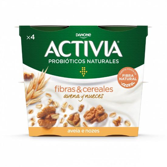 Imagem de IOGURTE ACTIVIA AVEIA E NOZ 4X115G