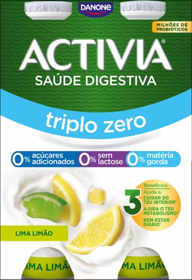 Imagem de IOGURTE LÍQ 000% ACTIVIA LIMA/LIMÃO 155G