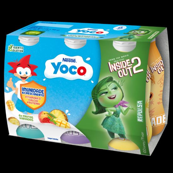 Imagem de IOG LÍQ YOCO SUISS 100%NAT FRUTAS 6X90G