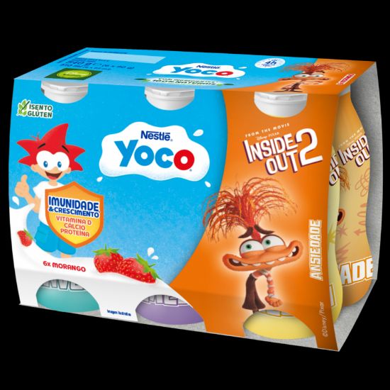 Imagem de IOG LÍQ YOCO SUISS 100%NAT MORANGO 6X90G