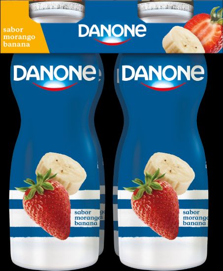 Imagem de IOG LÍQ PURO DANONE MORANGO BANANA 155G