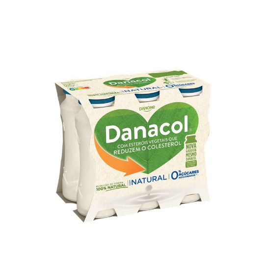 Imagem de IOGURTE LÍQUIDO DANACOL NATURAL 6X100G