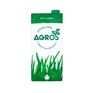 Imagem de LEITE UHT AGROS MEIO GORDO 1L