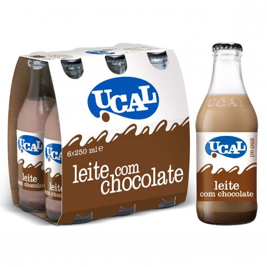 Imagem de Leite Uht Achocolatado Ucal Garrafa 250 Ml