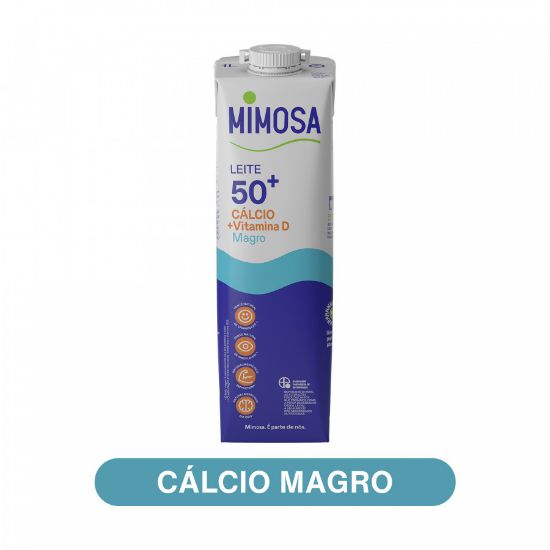 Imagem de LEITE UHT MIMOSA MAGRO CÁLCIO 1L