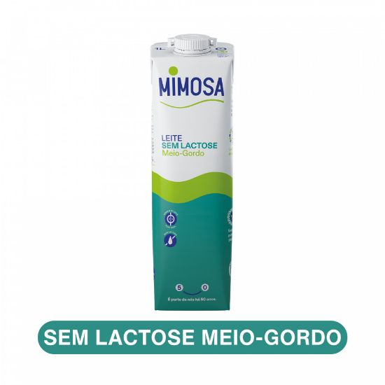Imagem de LEITE UHT MIMOSA M/GORDO SEM LACTOSE 1L