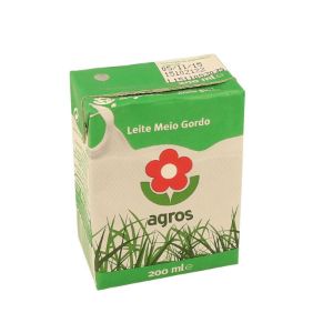 Imagem de LEITE UHT AGROS MEIO GORDO 200ML