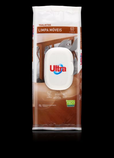 Imagem de TOALHITAS LIMPA MÓVEIS ULTRA 60 UNI