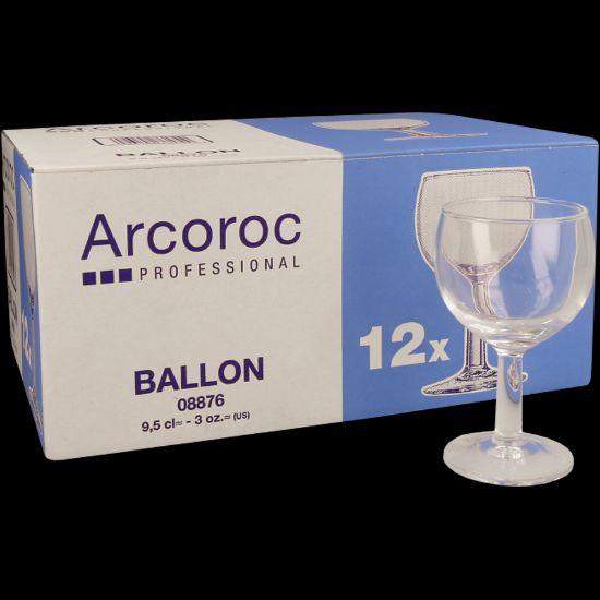 Imagem de CALICE VINHO BCO BALL ARCOROC 9,5CL 12UN
