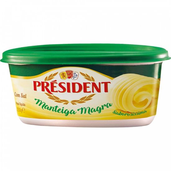 Imagem de MANTEIGA PRESIDENT MAGRA 250G