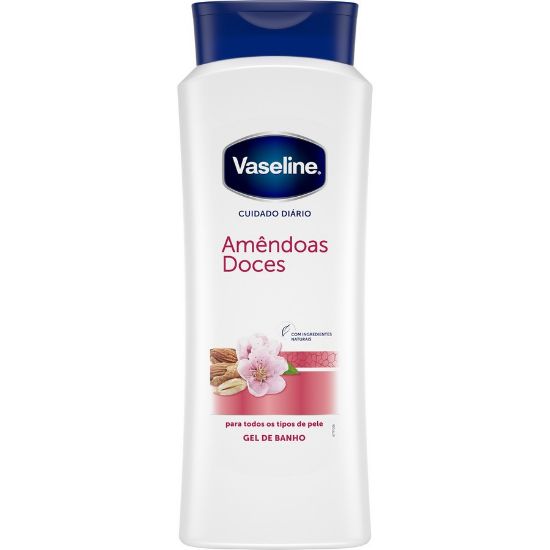 Imagem de GEL BANHO VASELINE AMÊNDOAS DOCES 700ML