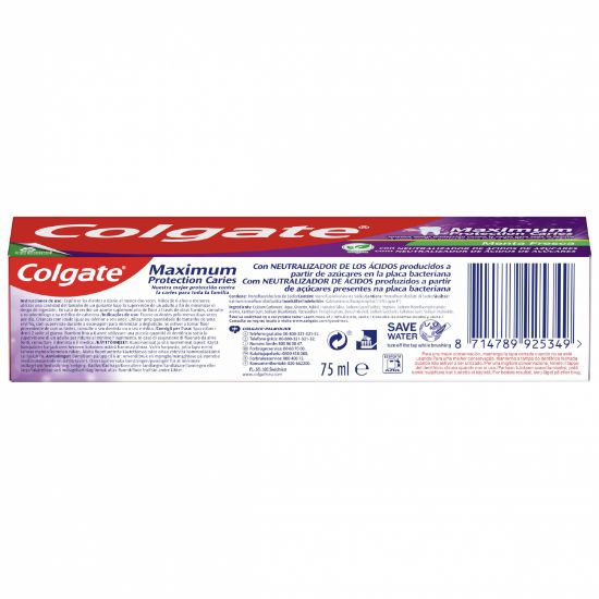 Imagem de PASTA COLGATE MAX PROT CÁRIES BRANQ 75ML