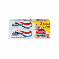 Imagem de PASTA AQUAFRESH PROT CARIES BRANQ 2X75ML